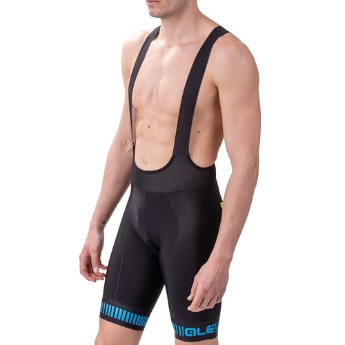 Alé 15072718 Trägerhose kurz, Herren XL Schwarz von ALE'