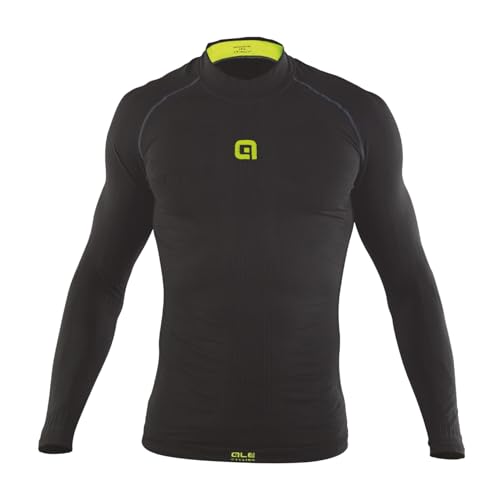 Alé Herren S1 Carbon Thermo-T-Shirt, Schwarz, S-M Alé Herren S1 Carbon Thermo-T-Shirt, Schwarz, S-M von Alé