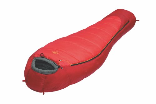 ALEXIKA Schlafsack Nord, rechte Reißverschluss, rot/grau, 220x80x55 cm ALEXIKA Schlafsack Nord, rechte Reißverschluss, rot/grau, 220x80x55 cm von Alexika