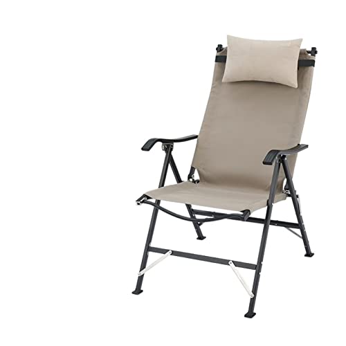 ALEjon Abnehmbarer Viergang-Rückenlehnenstuhl, Outdoor-Camping, klappbarer Liegestuhl aus Aluminiumlegierung, tragbar, bequem, Lounge-Stuhl von ALEjon