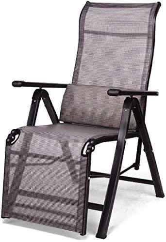 ALEjon Aluminium-Liegestuhl, Sonnenliege, Klappstuhl, Liegestuhl, Sonnenliege, faltbar, Lounge-Stuhl, klappbar, für den Außenbereich, Zero Gravity Recliner, tragbare Liegestühle, Gartenstühle für von ALEjon