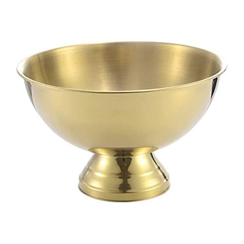 ALEjon Collic Langlebige Eiskübelschüssel aus Edelstahl, Champagnerkühler aus Metall, 13,5 l, großes Fassungsvermögen, Heimdekoration/Gold/40 * 24,5 cm ALEjon Collic Langlebige Eiskübelschüssel aus Edelstahl, Champagnerkühler aus Metall, 13,5 l, großes Fassungsvermögen, Heimdekoration/Gold/40 * 24,5 cm von ALEjon