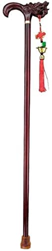 ALEjon Gehstöcke, 94 cm, Massivholz, geschnitzt, Gehstock aus Naturholz, leicht, Gehstock im traditionellen Stil, 250 Pfund Tragkraft von ALEjon