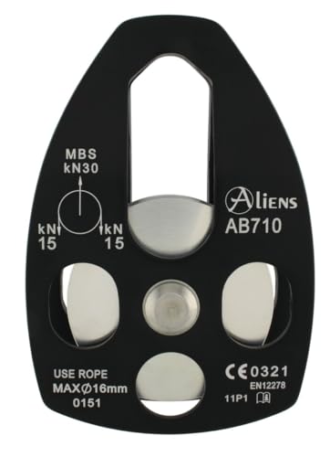 ALIENS Big Pulley Seilrolle, Farbe:schwarz ALIENS Big Pulley Seilrolle, Farbe:schwarz von Aliens