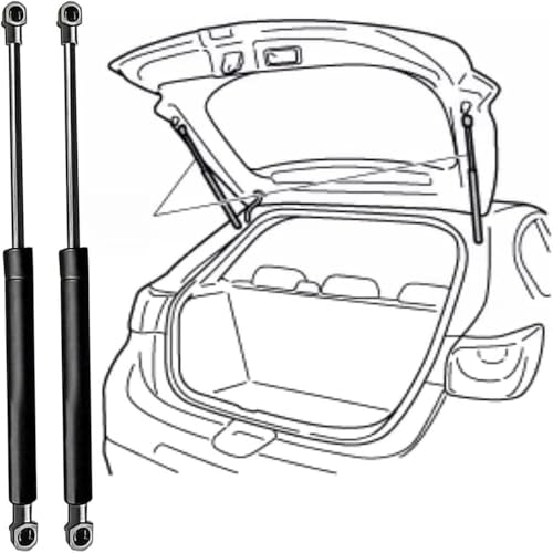 ALLIN8 Stützstange für den Kofferraum der Heckklappe des Autos für AGILA Hatchback Mk I (A) (H00) 2000-2008(OEM-9212660)-64.3cm Stoßdämpfende Gasfeder-Stützstange von ALLIN8