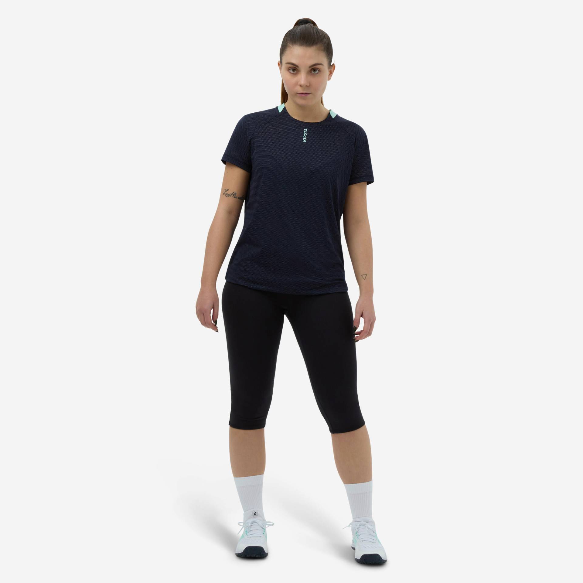 Volleyballleggings Training schwarz von ALLSIX