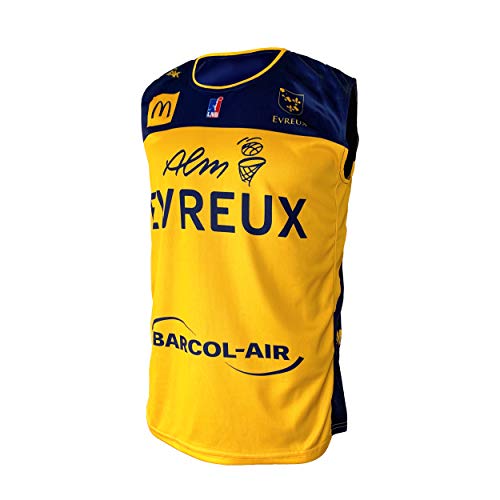 ALM Evreux Basketball ALM Evreux Offizielles Trikot zu Hause, 2019-2020 XX-Small gelb von ALM Evreux Basket