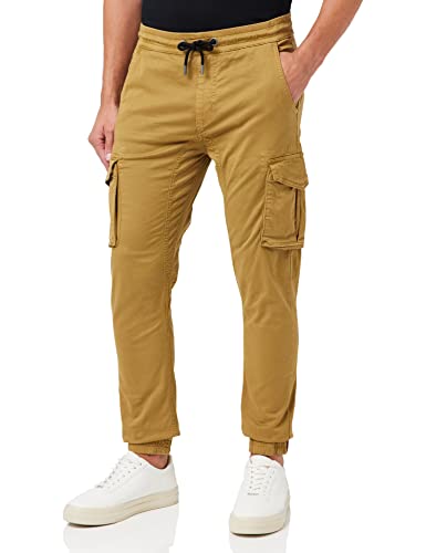 Alpha Industries Cotton Twill Jogger Freizeithose für Herren Olive von ALPHA INDUSTRIES