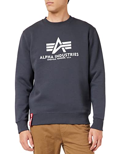 ALPHA INDUSTRIES Herren Basic Hoody Kapuzensweat Für Kapuzenpullover, Navy, S EU ALPHA INDUSTRIES Herren Basic Hoody Kapuzensweat Für Kapuzenpullover, Navy, S EU von ALPHA INDUSTRIES