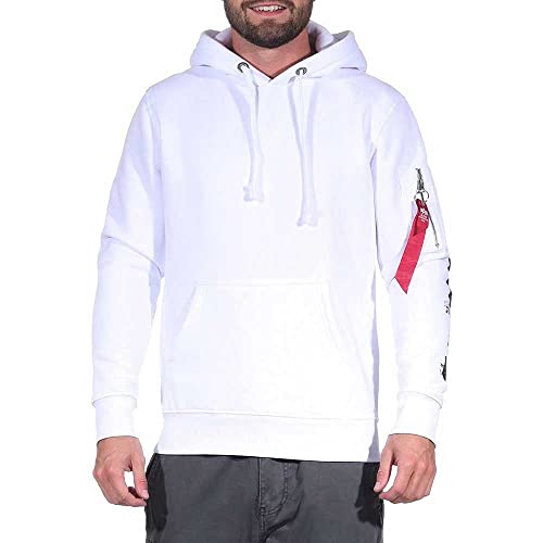 Alpha Industries AI BP Hoody Kapuzensweat für Herren White Alpha Industries AI BP Hoody Kapuzensweat für Herren White von ALPHA INDUSTRIES