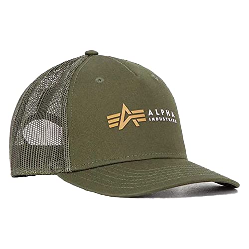 Alpha Industries Alpha Label Trucker Cap Trucker Cap für Herren Dark Olive Alpha Industries Alpha Label Trucker Cap Trucker Cap für Herren Dark Olive von ALPHA INDUSTRIES