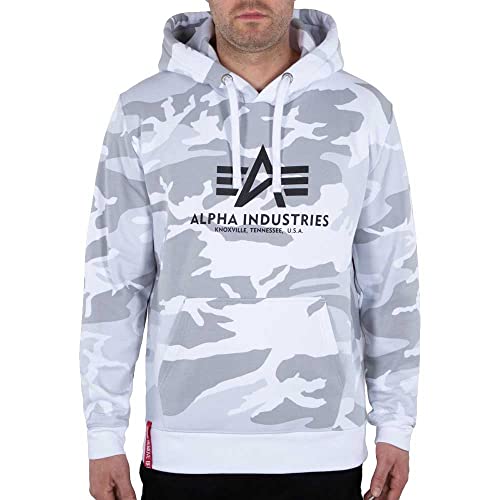 Alpha Industries Basic Hoody Camo Kapuzensweat für Herren White Camo Alpha Industries Basic Hoody Camo Kapuzensweat für Herren White Camo von ALPHA INDUSTRIES