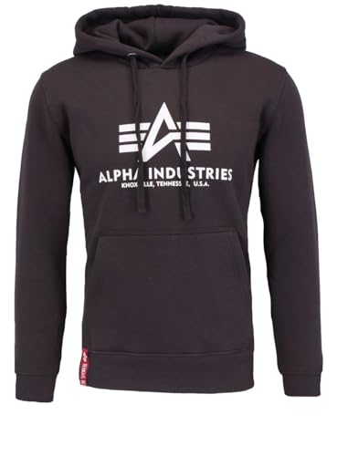 Alpha Industries Basic Hoody Kapuzensweat für Herren Hunter Brown von ALPHA INDUSTRIES