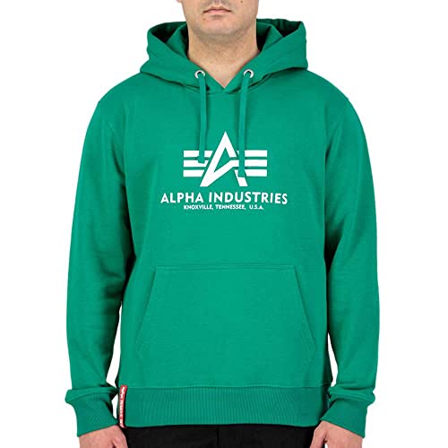 Alpha Industries Basic Hoody Kapuzensweat für Herren Jungle Green Alpha Industries Basic Hoody Kapuzensweat für Herren Jungle Green von ALPHA INDUSTRIES