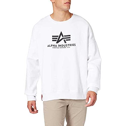 Alpha Industries Basic OS Sweater Sweatshirt für Herren White Alpha Industries Basic OS Sweater Sweatshirt für Herren White von ALPHA INDUSTRIES