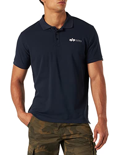 Alpha Industries Herren Basic Sl Poloshirt Für Polohemd, Rep.Blue, M EU von ALPHA INDUSTRIES