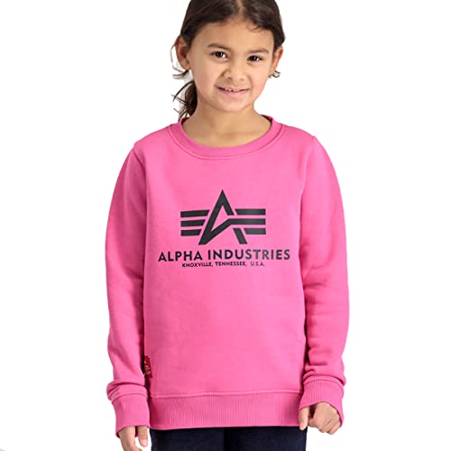 Alpha Industries Basic Sweater Kids Sweatshirt für Kinder Magenta von ALPHA INDUSTRIES