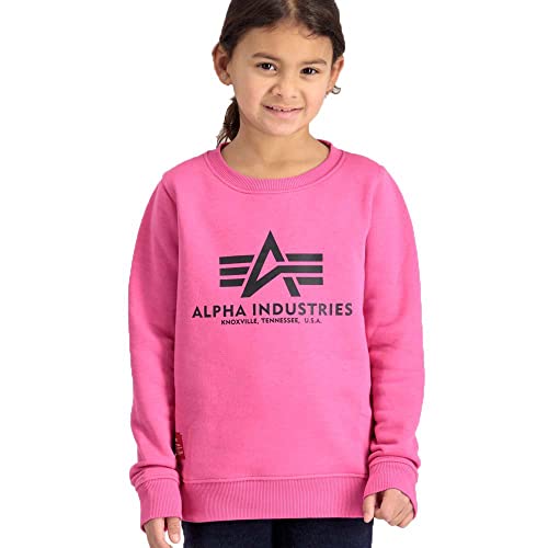 Alpha Industries Basic Sweater Kids Sweatshirt für Kinder Magenta von ALPHA INDUSTRIES