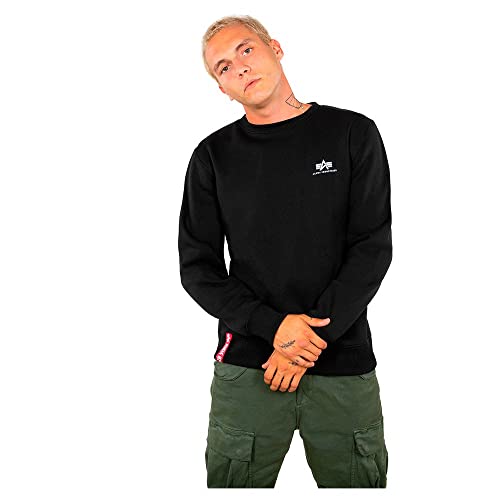 Alpha Industries Basic Sweater Small Logo Sweatshirt für Herren Black Alpha Industries Basic Sweater Small Logo Sweatshirt für Herren Black von ALPHA INDUSTRIES