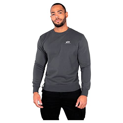 Alpha Industries Basic Sweater Small Logo Sweatshirt für Herren Greyblack Alpha Industries Basic Sweater Small Logo Sweatshirt für Herren Greyblack von ALPHA INDUSTRIES