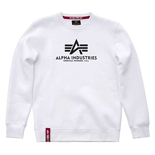 Alpha Industries Basic Sweater Sweatshirt für Herren White Alpha Industries Basic Sweater Sweatshirt für Herren White von ALPHA INDUSTRIES