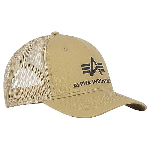 Alpha Industries Basic Trucker Cap Trucker Cap für Herren Sand von ALPHA INDUSTRIES