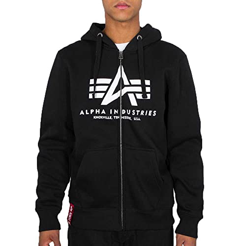 Alpha Industries Basic Zip Hoody Kapuzensweat für Herren Black Alpha Industries Basic Zip Hoody Kapuzensweat für Herren Black von ALPHA INDUSTRIES
