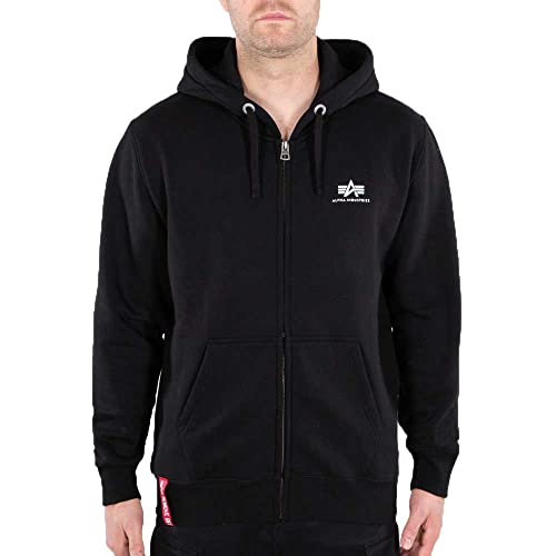Alpha Industries Basic Zip Hoody SL Kapuzensweat für Herren Black Alpha Industries Basic Zip Hoody SL Kapuzensweat für Herren Black von ALPHA INDUSTRIES