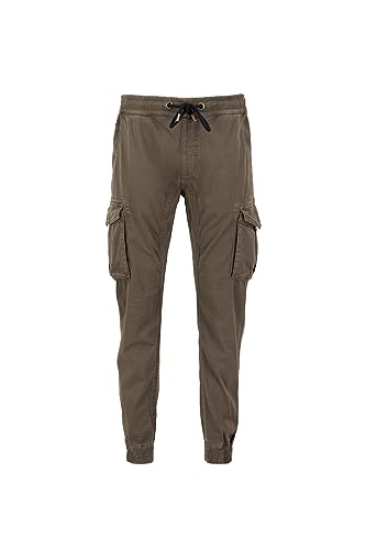 Alpha Industries Cotton Twill Jogger Freizeithose für Herren Taupe Alpha Industries Cotton Twill Jogger Freizeithose für Herren Taupe von ALPHA INDUSTRIES