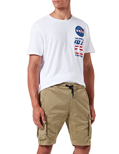 Alpha Industries Cotton Twill Jogger Short Short für Herren Olive von ALPHA INDUSTRIES