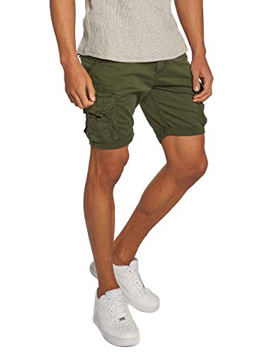 Alpha Industries Herren Crew Short Patch Für Cargos, Dark Olive, 32 EU von ALPHA INDUSTRIES