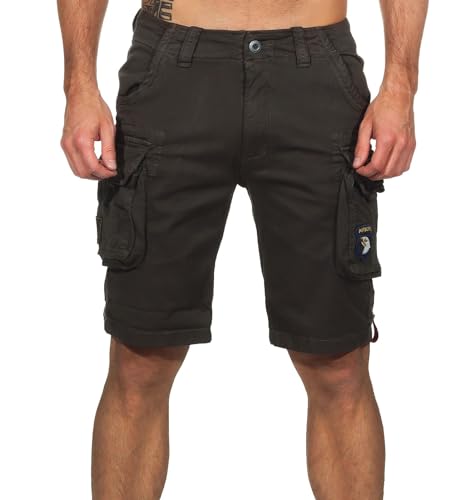 Alpha Industries Crew Short Patch Short für Herren Greyblack von ALPHA INDUSTRIES