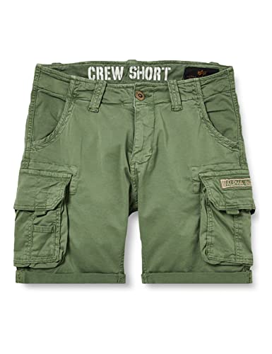 Alpha Industries Crew Short Short für Herren Vintage Green von ALPHA INDUSTRIES