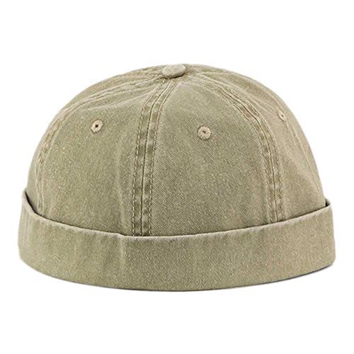 Alpha Industries Docker Hat Klassische Unisex Docker Mütze Khaki von ALPHA INDUSTRIES