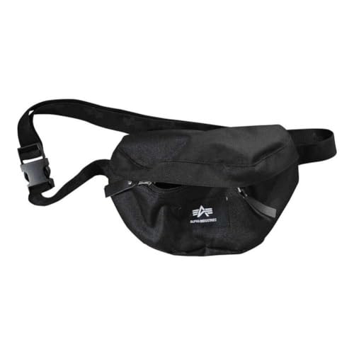 Alpha Industries Gürteltasche Waist Bag (Black, Einheitsgröße) von ALPHA INDUSTRIES