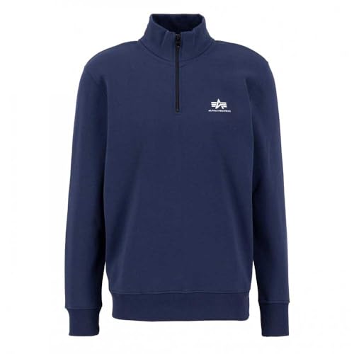Alpha Industries Half Zip Sweater SL Sweatshirt für Herren Ultra Navy Alpha Industries Half Zip Sweater SL Sweatshirt für Herren Ultra Navy von ALPHA INDUSTRIES