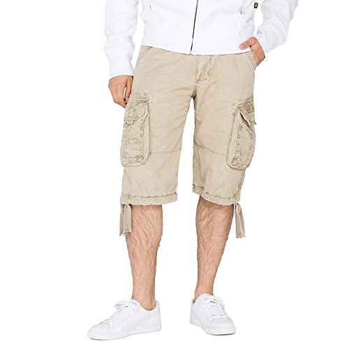 Alpha Industries Jet Short Short für Herren Bone White von ALPHA INDUSTRIES