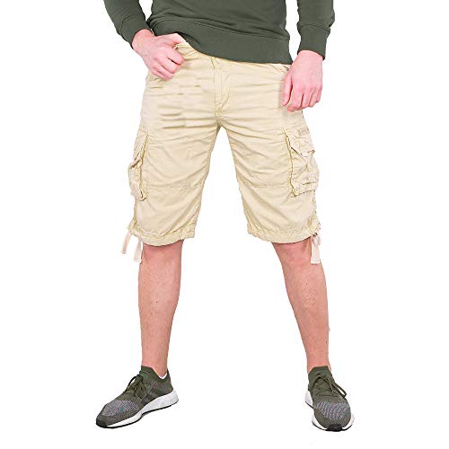 Alpha Industries Jet Short Short für Herren Caramel von ALPHA INDUSTRIES