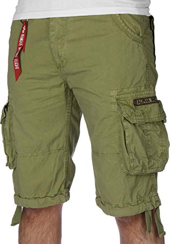 Alpha Industries Jet Short Short für Herren Khaki Green von ALPHA INDUSTRIES