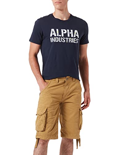 Alpha Industries Herren Jet Short Für Cargos, Khaki, 33 EU von ALPHA INDUSTRIES