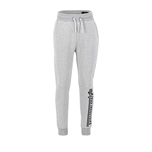 Alpha Industries Jogger Jogginghose für Herren Grey Heather von ALPHA INDUSTRIES