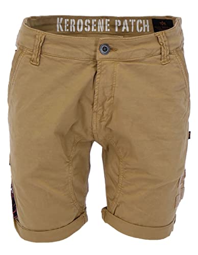 Alpha Industries Kerosene Patch Short Short für Herren Sand von ALPHA INDUSTRIES