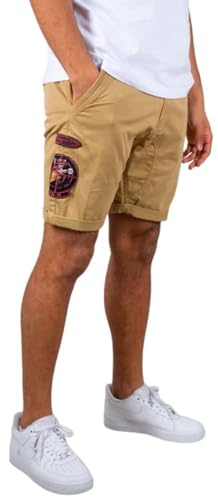 Alpha Industries Kerosene Patch Short Short für Herren Sand von ALPHA INDUSTRIES