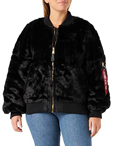 Alpha Industries MA-1 OS Fur Wmn Bomberjacke für Damen Black von ALPHA INDUSTRIES