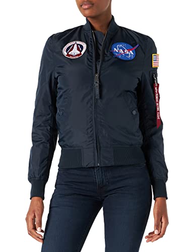 Alpha Industries MA-1 TT NASA Reversible Wmn Bomberjacke für Damen Rep.Blue von ALPHA INDUSTRIES