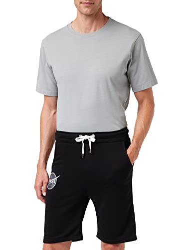 Alpha Industries NASA Basic Sweat Short Short für Herren Black von ALPHA INDUSTRIES