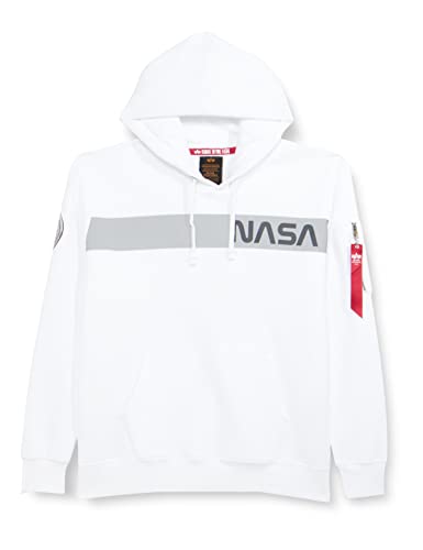 Alpha Industries NASA RS Hoody Kapuzensweat für Herren White Alpha Industries NASA RS Hoody Kapuzensweat für Herren White von ALPHA INDUSTRIES