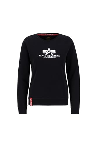 Alpha Industries New Basic Sweater Wmn Sweatshirt für Damen Black Alpha Industries New Basic Sweater Wmn Sweatshirt für Damen Black von ALPHA INDUSTRIES