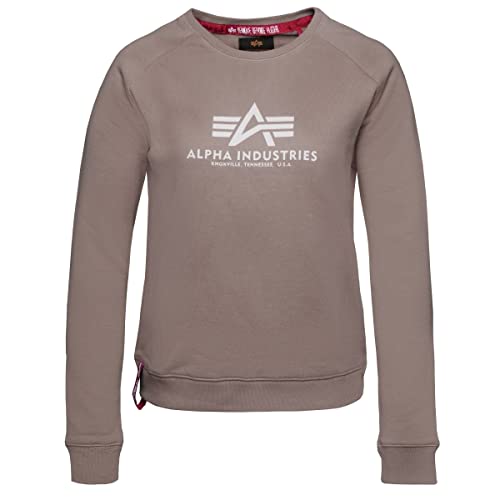 Alpha Industries New Basic Sweater Wmn Sweatshirt für Damen Mauve von ALPHA INDUSTRIES