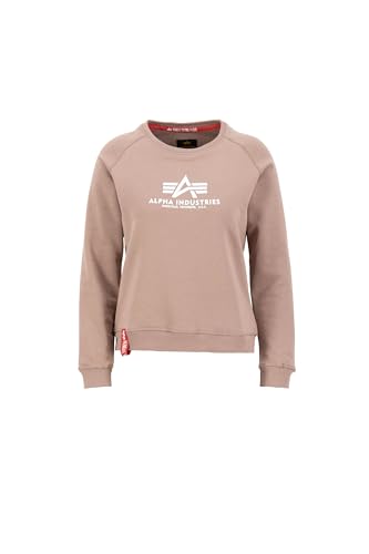 Alpha Industries New Basic Sweater Wmn Sweatshirt für Damen Mauve von ALPHA INDUSTRIES